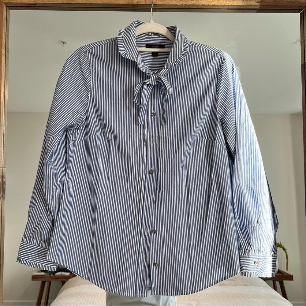 J Crew Stripped Button Up Shirt